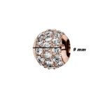 charm Femme Argent 925/1000 dorure rosé et Oxydes de zirconium THABORA C07080D