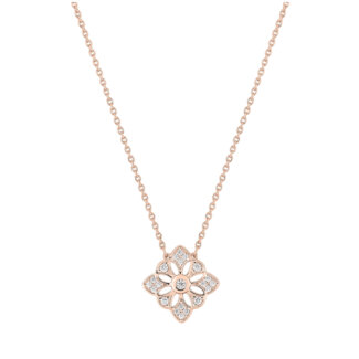 Collier Maison Girard Or rose et diamants