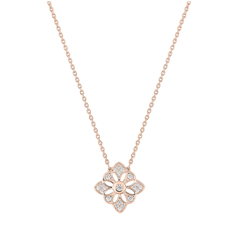 Collier Maison Girard Or rose et diamants
