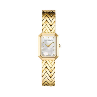 Montre-octogone-Femme-Acier-dore-inoxydable-HERBELIN-17446BP19