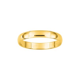 Alliance Homme demi-jonc Homme Or jaune 750/1000 ROBBEZ MASSON