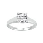 Solitaire Femme ROBBEZ MASSON, Argent 925/1000 et Oxydes de zirconium