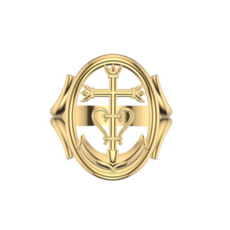 Bague Croix de Camargue Or jaune 750/1000 THOMAS JAVON
