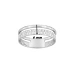 Bague Femme Argent 925/1000 MURAT, largeur