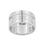 Bague Femme Argent 925/1000 MURAT, largeur