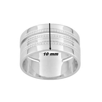 Bague Femme Argent 925/1000 MURAT, largeur