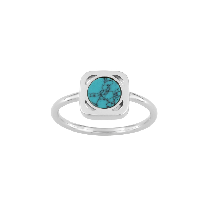 Bague Femme Argent 925/1000 et Turquoise MURAT