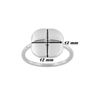 Bague Femme icône Argent 925/1000 et Oxyde de zirconium MURAT, dimensions