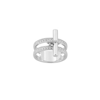 Bague breloque Femme Argent 925/1000 et Oxydes de zirconium MURAT