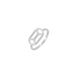 Bague Femme Argent 925/1000 graphique MURAT