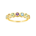 Bague Femme Or jaune750/1000, Améthyste, Topaze, Citrine et Péridot ROBBEZ MASSON