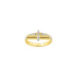 Bague breloque Plaqué Or et Oxydes de zirconium MURAT
