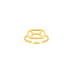 Bague Femme graphique Plaqué Or MURAT
