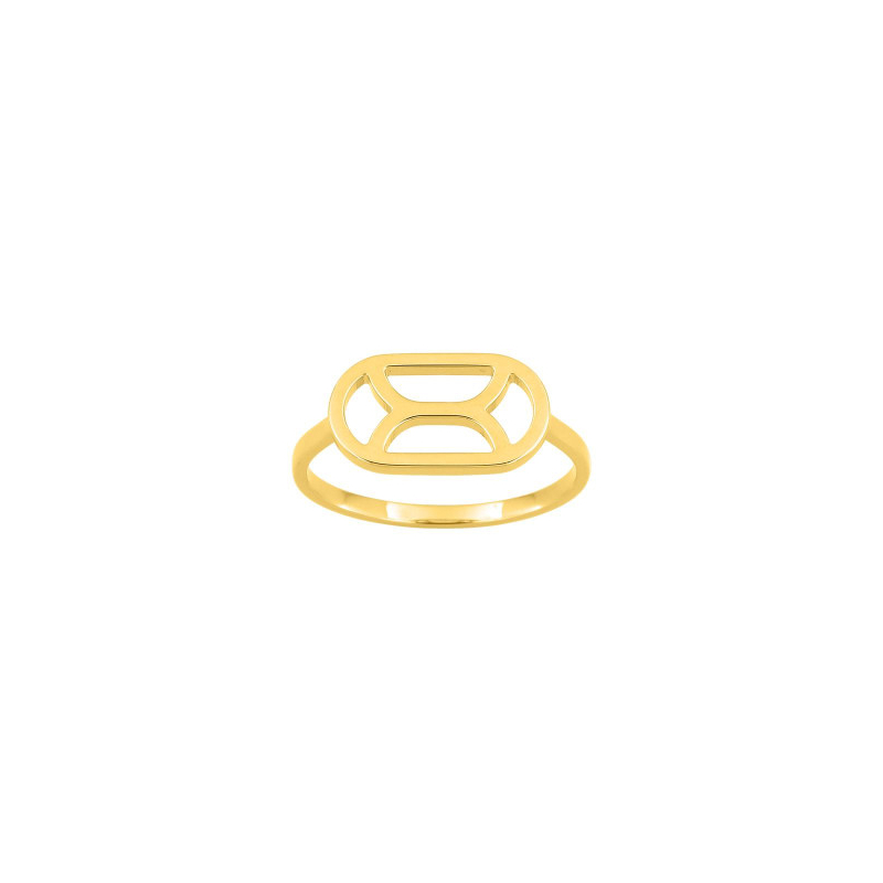 Bague-Femme-graphique-Plaque-Or-MURAT-107010 Bague Femme graphique Plaqué Or MURAT