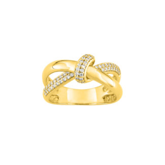 Bague Femme Plaqué Or et Oxydes de zirconium MURAT