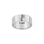Bague Homme Argent Guy Laroche largeur