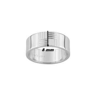 Bague Homme Argent Guy Laroche largeur