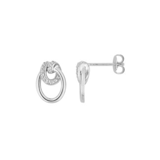 Boucles d'oreilles clou Femme Argent et Oxydes MURAT