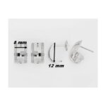 Boucles d'oreilles Femme Argent et Oxydes Guy Laroche dimensions