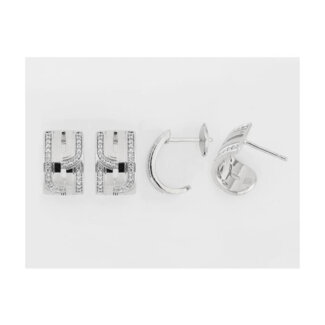 Boucles d'oreilles Femme Argent et Oxydes Guy Laroche