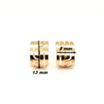 Boucles d'oreilles Femme Plaqué Or Guy Laroche mesures