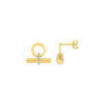 Boucles d'oreilles Femme Plaqué Or et Oxydes MURAT