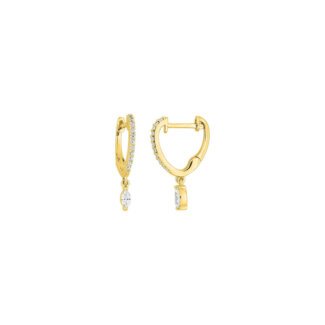 Boucles d'oreilles Femme Plaqué Or et Oxydes MURAT