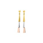 Boucles d’oreilles pendantes Femme 3 Ors (jaune, blanc, rose) 750/1000 ROBBEZ MASSON
