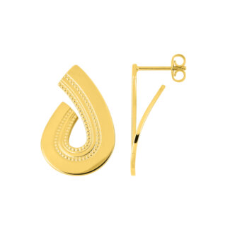 Boucles d'oreilles pendantes Femme Plaqué Or MURAT