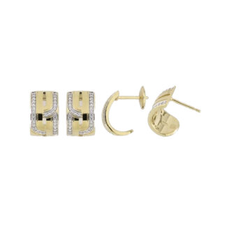 Boucles d'oreilles Femme Plaqué Or et Oxydes Guy Laroche