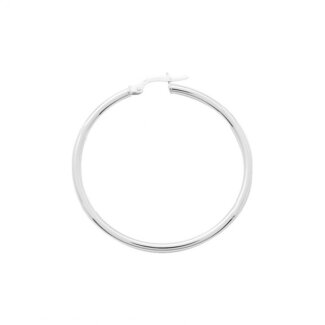 Boucles d’oreilles créoles Femme Or blanc 750/1000 ROBBEZ MASSON