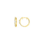 Boucles d'oreilles créoles Femme Plaqué Or et Oxydes MURAT