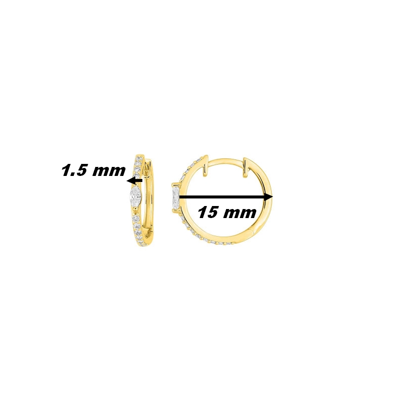 Boucles-d-oreilles-creoles-Femme-Plaque-Or-et-oxydes-MURAT-105031-1-dimensions Boucles d'oreilles créoles Femme Plaqué Or et Oxydes MURAT, dimensions