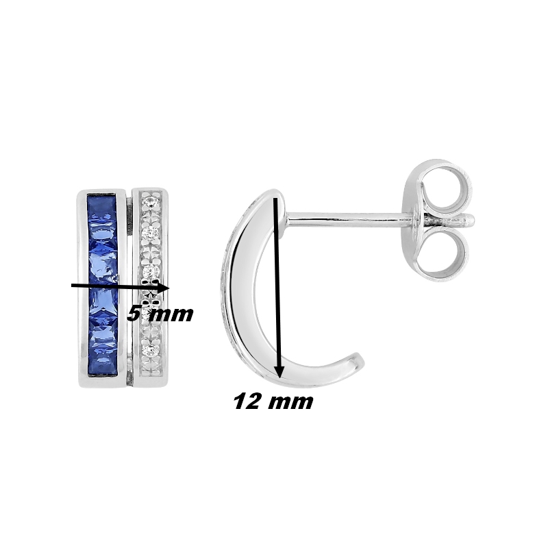 Boucles-d-oreilles-demi-creoles-Femme-argent-oxydes-bleus-et-blanc-christian-bernard-335054-2-dimensions Boucles d’oreilles demi créoles Femme Argent 925/1000 et Oxydes de zirconium bleus et blancs CHRISTIAN BERNARD, dimensions