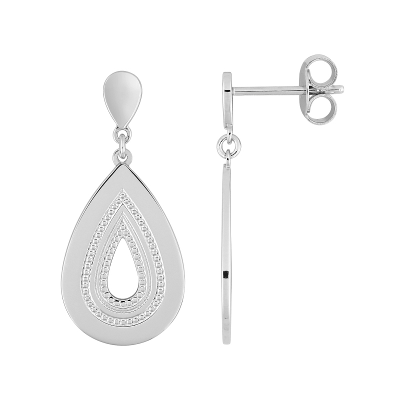 Boucles d'oreilles pendantes Femme Argent MURAT