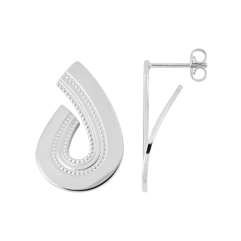 Boucles d'oreilles pendantes Femme Argent MURAT