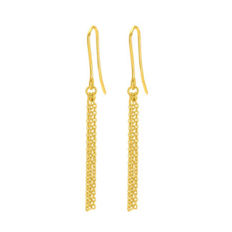 Boucles d’oreilles pendantes Femme Or jaune 750/1000 ROBBEZ MASSON