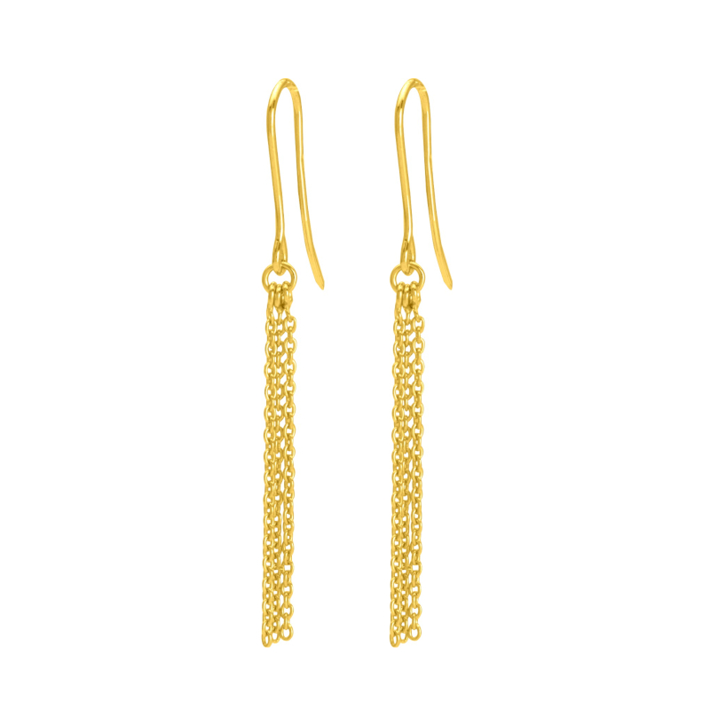 Boucles d’oreilles pendantes Femme Or jaune 750/1000 ROBBEZ MASSON
