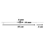 Dimensions bracelet Femme Argent et Oxydes Guy Laroche