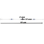 Bracelet Femme Argent 925/1000 et Oxydes de zirconium bleus et blancs CHRISTIAN BERNARD, dimensions