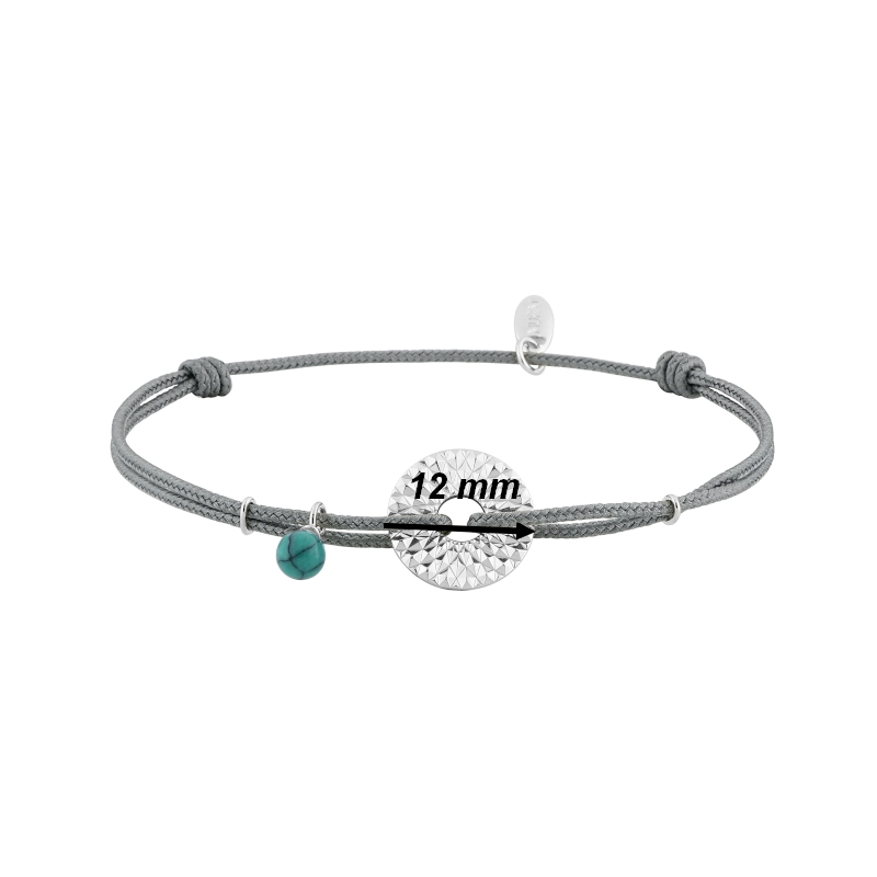 Bracelet-Femme-Argent-et-Turquoise-cordon-reglable-MURAT-303009-dimensions Bracelet Femme Argent 925/1000 et Turquoise cordon réglable MURAT, dimensions