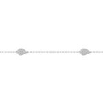 Bracelet Femme Or blanc 750/1000 et Oxydes de zirconium ROBBEZ MASSON