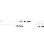 Bracelet Femme Arbre de vie Or jaune 750/1000 ROBBEZ MASSON dimensions