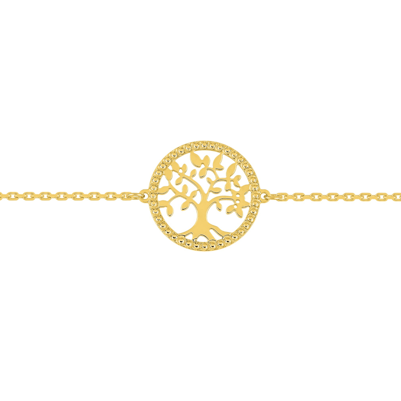 Bracelet-Femme-Or-jaune-750-Arbre-de-vie-robbez-masson-4-7111-00 Bracelet Femme Arbre de vie Or jaune 750/1000 ROBBEZ MASSON