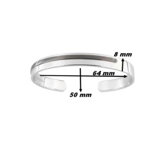 Bracelet jonc Homme Argent Guy Laroche dimensions