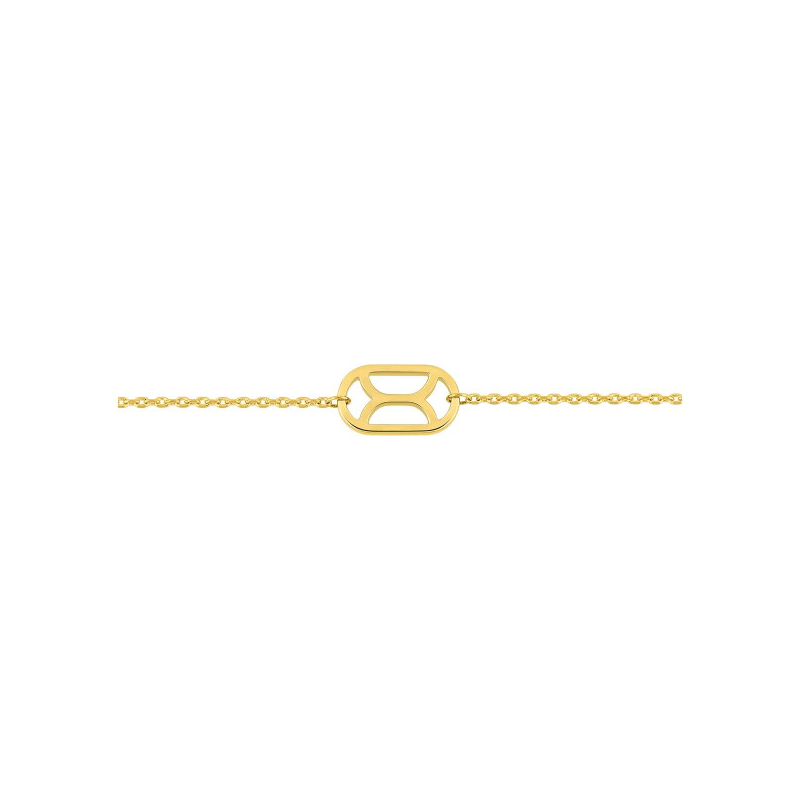 Bracelet graphique Femme Plaqué Or MURAT