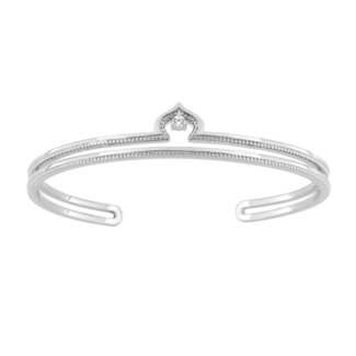 Bracelet jonc royale Femme Argent 925/1000 et Oxyde de zirconium MURAT