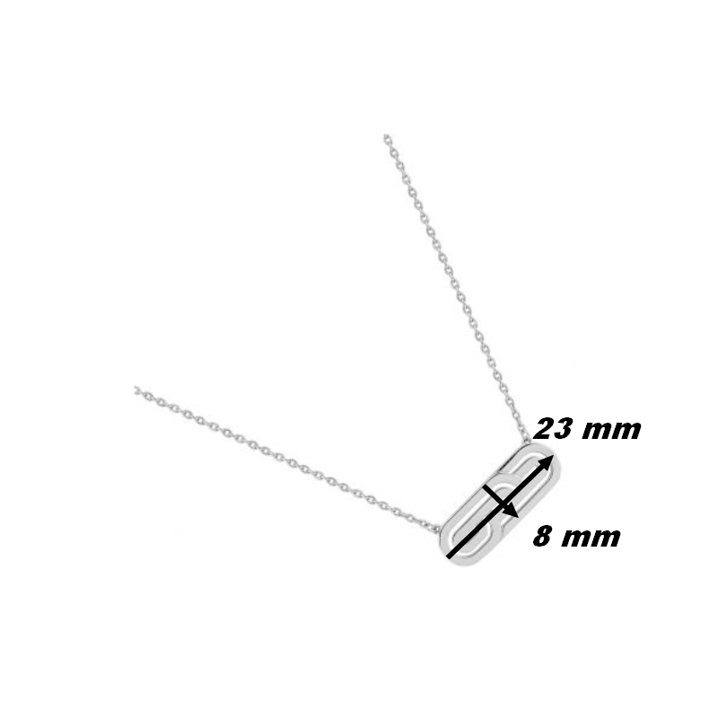 Collier-Femme-Argent-GUY-LAROCHE-G32047-01-mesure Collier Femme mesures Argent Guy Laroche
