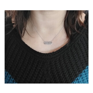 Collier Femme porté Argent Guy Laroche
