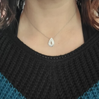Collier Femme Argent 925/1000 MURAT porté